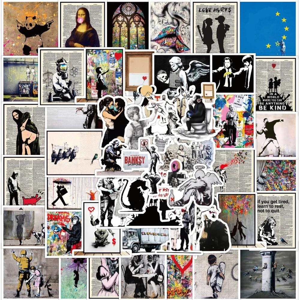 Banksy Ʈ ׷Ƽ ƼĿ, DIY Ϲ Ʈ Ʈ   ƼĿ, 50 